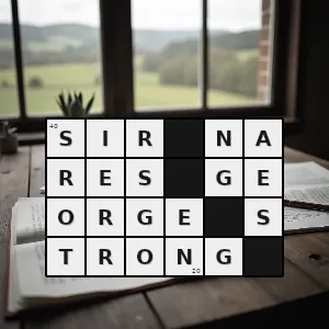 Hasło krzyżówkowe badacz brytyjski polarny 1831 1915 - sir nares george strong – rozwiązanie, synonimy, podpowiedzi i definicje krzyżówkowe